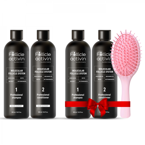 Follicle Activin: Set intensiv de refacere și hidratare a părului + CADOU set suplimentar
