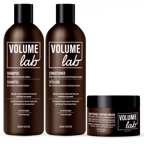 Setul Volume Lab: șampon, masca și balsam